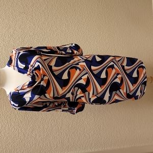 Banana Republic Print Dress Size Medium